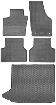 OEM Juego De Alfombrillas De Goma Para Coche Y Alfombrilla Para Maletero Para Audi Q3 I Suv (de Agosto De 2011 A Junio De 2018)