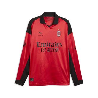 Puma Maglia a maniche lunghe edizione limitata AC MILAN x SLAM JAM, Accessori, Rosso, 3XL