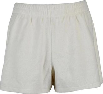 A.P.C. Beige Cotton Elasticated Shorts