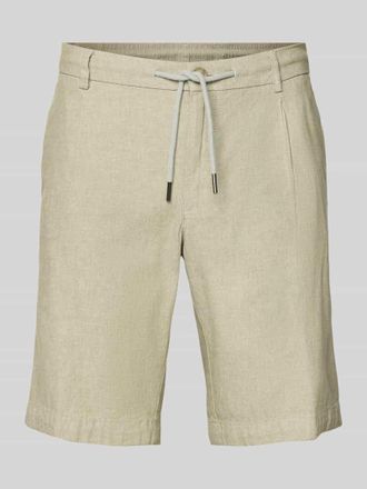 Bugatti Shorts mit Kordelzug in Gruen, Gr&ouml;&szlig;e 48