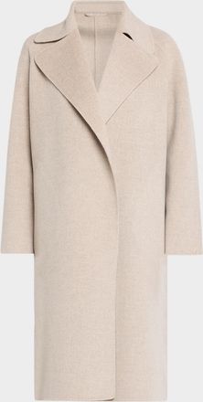 TSE Double-Faced Cashmere Long Wrap Coat