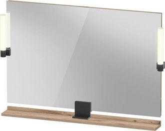 Duravit Duravit - Espejo Sivida, Negro Diamante Mate, 1050x36x650mm, Luz