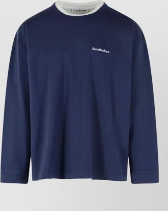 Acne Studios logo long-sleeve t-shirt