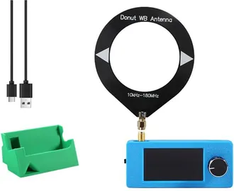 OEM Receptor De Radio Si4732, Pantalla De 1,9 Pulgadas, 10 Khz-180 Mhz, Fm/am/lsb/usb, Onda Corta, Receptor De Radio Si4732 + Soporte 3d