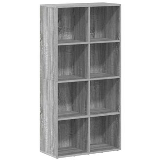 vidaXL Estanter&iacute;a/aparador Madera Contrachapada Gris 66x30x130 Cm Vidaxl