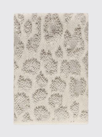 Avant Toi Sciarpa in misto cashmere e lana con motivo jacquard astratto