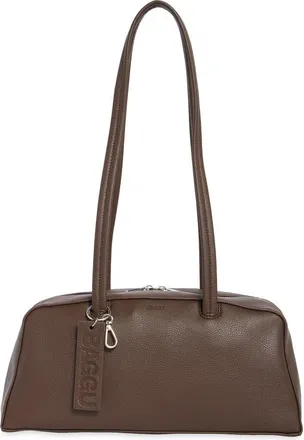Baggu Recycled Leather Bowler Bag in Brown at Nordstrom Rack