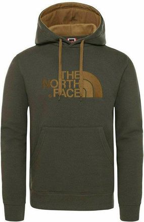 The North Face Heren Drew Peak Borduur Hoodie Groen / Brits Kaki