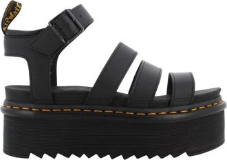 Dr. Martens Quad Sandalen Blaire Hydro - Dames - Sandalen - Zwart - 41 EU - Leer - Schoenen