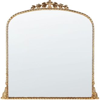 Beliani Wall Mirror LIVRY 71 cm 71 cm Metal Gold