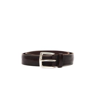 Orciani Belts, male, Brown, Size: 105 CM Cintura in pelle laserata