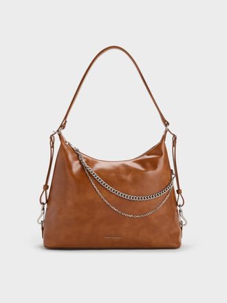 Charles & Keith Atwood Chain Hobo Bag