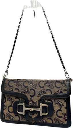 Celine Pre-owned Vintage Crossbody Tas - Dames - Vintage Schoudertas - Bruin - ONE Size - Leer - Vintage