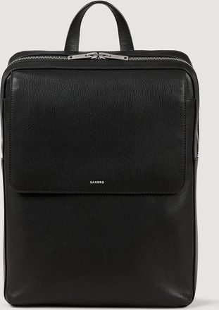 Sandro Recycled leather backpack