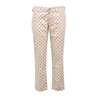 Jacob Cohen Stijlvolle broek- gemaakt in Itali&euml; - Dames - Straight fit broeken - Veelkleurig - W30 - Katoen - Broeken