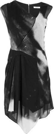 Helmut Lang Printed stretch-silk dress Size XS