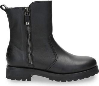 Panama Jack Halfhoge Boots - Heren - Enkellaarsjes - Zwart - 40 EU - Leer - Schoenen