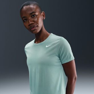 Nike Womens Dri-FIT T-Shirt in Green | DX0687-017