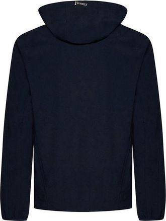 Herno Mens Blue Elastane Shell Jacket Clothing
