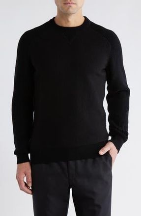 BOSS Hero Wool Crewneck Sweater in Black at Nordstrom Rack, Size Medium