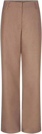 Lofty Manner Broeken, Dames, Bruin, L, Shayma Broek - Stijlvol en Trendy