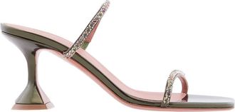 Amina Muaddi Gilda Crystal Embellished Sandals