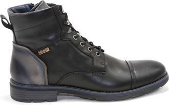 Pikolinos Mens York Leather Boots In Black