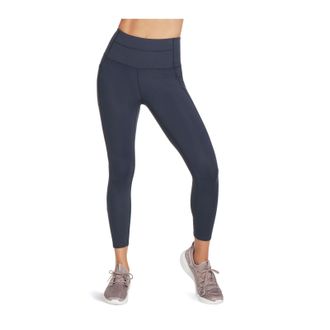 Skechers Performance GOWALK Draag Hoge Taille 7/8 Nylon Dames Blauwe Sportleggings