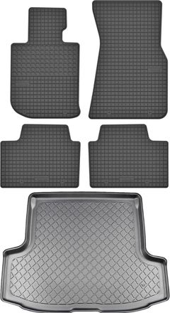 OEM Bmw Serie 3 G21 Familiar Desde Junio De 2019. Juego De Alfombrillas De Goma Para Coche + Alfombrilla Para Maletero