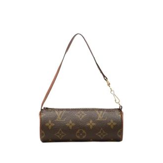 Louis Vuitton Pre-owned Papillon Pochette - Dames - Pre-owned - Bruin - Maat: ONE Size
