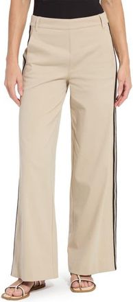 Lyss&eacute; Brinne Side Stripe Trousers in Crisp Khaki at Nordstrom, Size X-Large