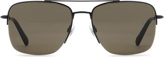 Fossil FOS 2164/G/S Asian Fit 003/70 Mens Sunglasses Black Size 57
