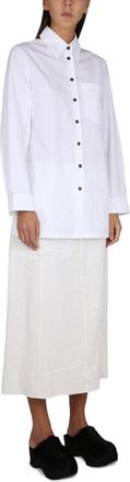 Jil Sander Poplin Cotton Shirt - White
