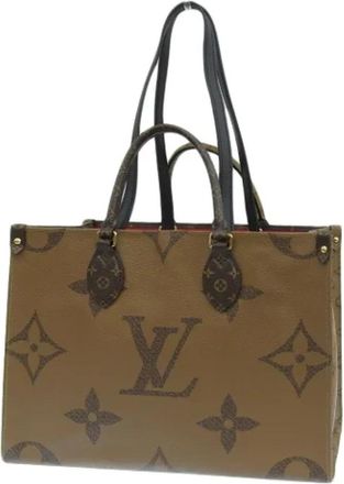 Louis Vuitton Tweedehands Canvas handtassen - Dames - Vintage Shopper - Bruin - ONE Size - Vintage