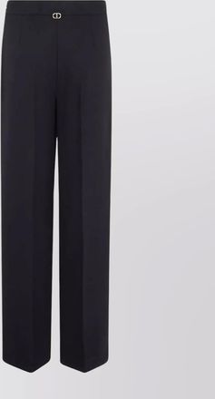 Twin-Set wide leg trousers gold tone hardware
