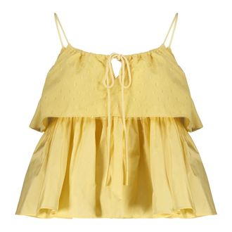 Red Valentino Dames, Tops, Geel, Maat: XS Poliester