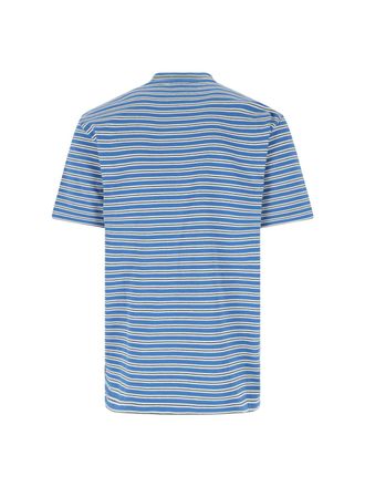 Paul Smith Mens T-Shirts And Polos Blue Organic Cotton