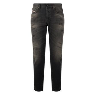 Diesel D-Strukt Jeans - male - Diesel - Straight Fit Jeans - Black - W27 - Jeans