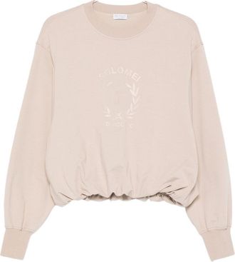 Brunello Cucinelli Brunello Cucinelli katoenen sweatshirt met ronde hals