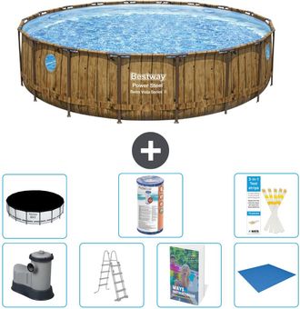 Bestway Piscina Bestway Power Steel Redonda - 549x122 Cm - 8-piezas S594