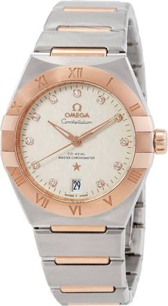 Omega Constellation Automatic Diamond Silver Dial Ladies Watch 131.20.36.20.52.001
