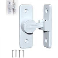 OEM Cerradura Interior Deslizante, Pestillo De Gancho De 90&deg;, Apta Para Puertas Elevadizas, Color Blanco. - Crezuo