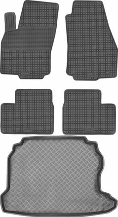 OEM Juego De Alfombrillas De Goma Para Coche Y Alfombrilla Para Maletero Para Opel Astra Ii G Sed&aacute;n (1998-2009)