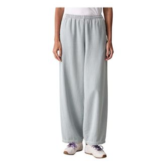 American Vintage Wijde broek - Dames - Broeken - Blauw - Maat: S Katoen