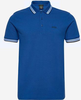 HUGO BOSS Cotton Piqu&eacute; Polo Shirt With Logo