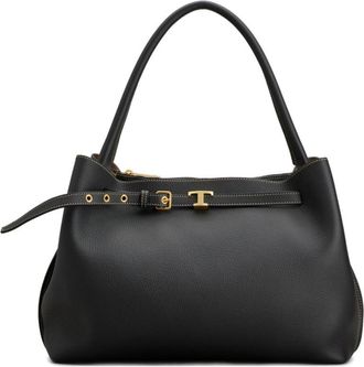 Tod's Black Logo Small Tote