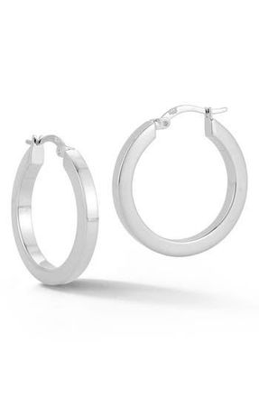 Glaze Jewelry Tube Hoop Earrings in Silver at Nordstrom Rack