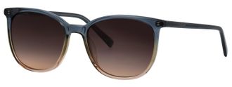Marc O'Polo Sonnenbrille MARC OPOLO Modell 506188, Damen, blau, gelb verlauf transparent, durchscheinend, Sonnenbrillen Sonnenbrille, Form Feminin, Logoschriftzug