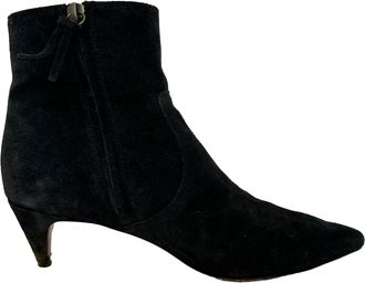 Isabel Marant Derst 60 Ankle Boots in Black Suede
