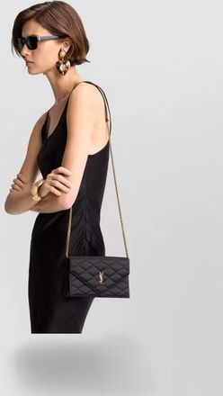Saint Laurent cassandre viscose clutch bag